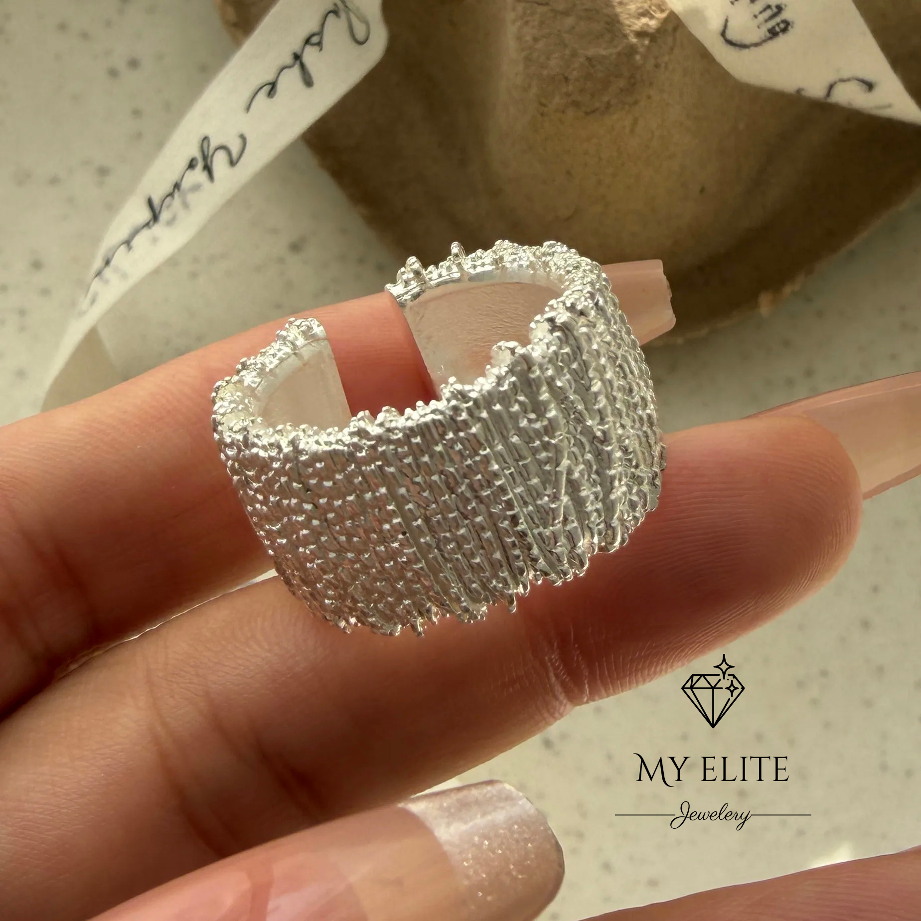 Silver Lines 925 Ring