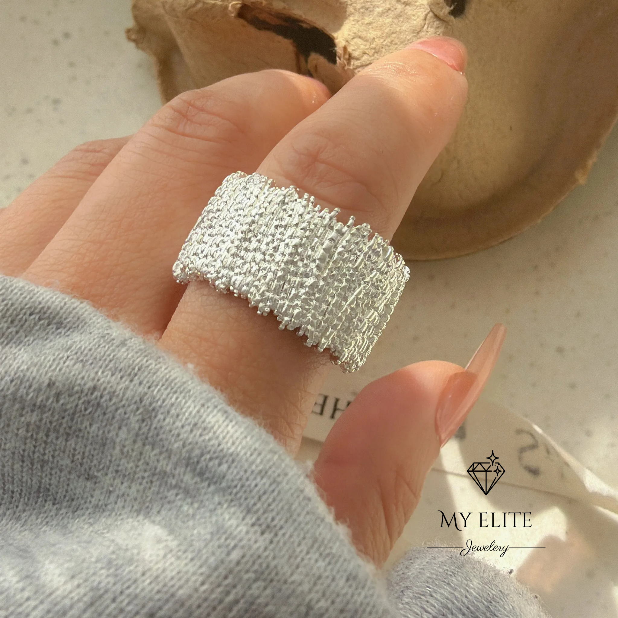 Silver Lines 925 Ring