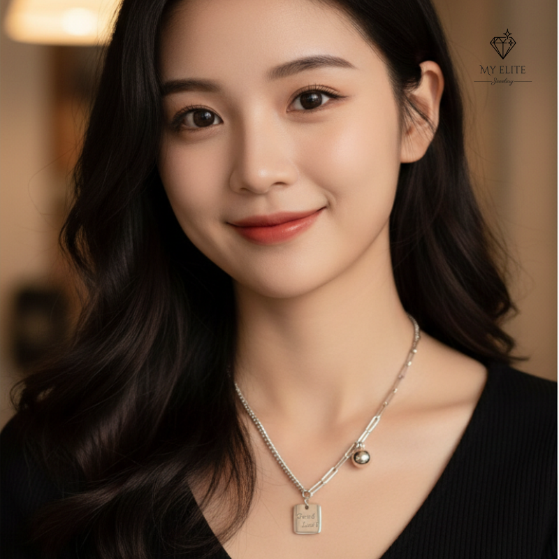 Aurora Good Luck Silver Necklace