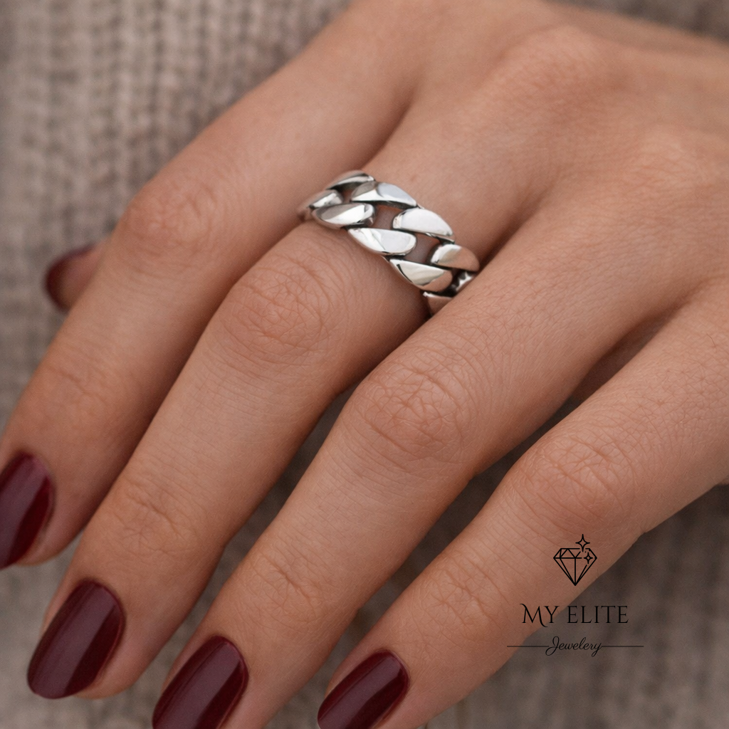 Vintage Link 925 Ring