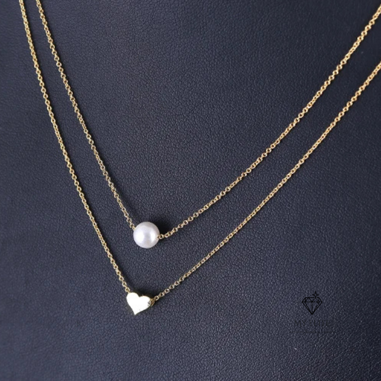 Élan Double Heart Necklace