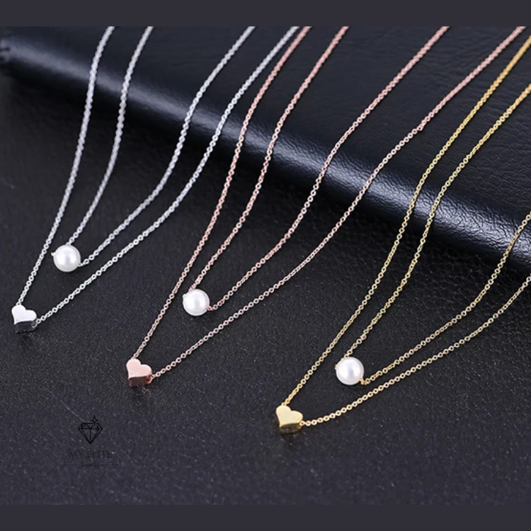 Élan Double Heart Necklace