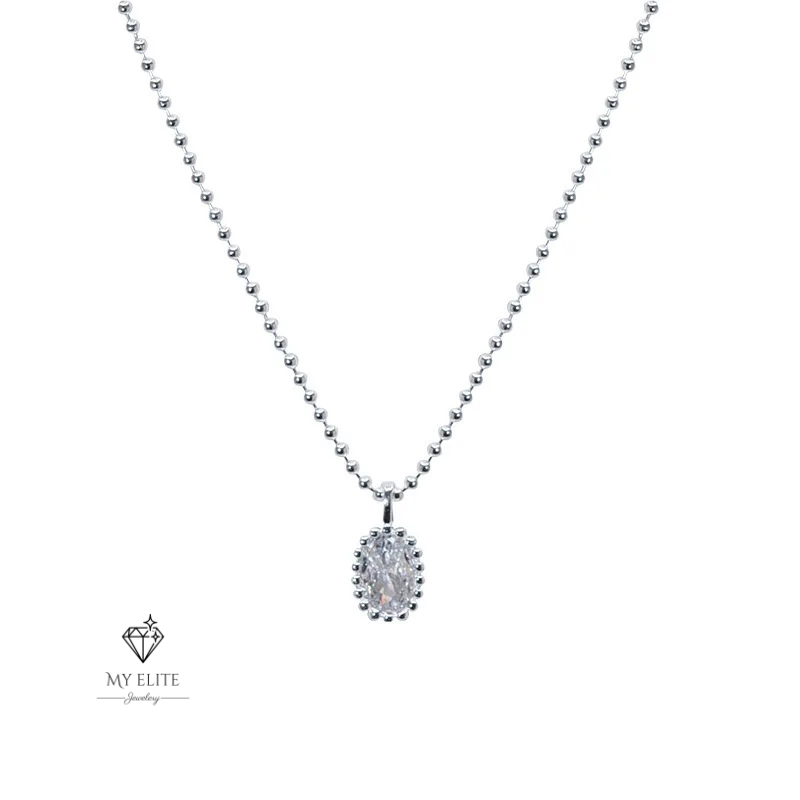 Luna Silver Drop Pendant