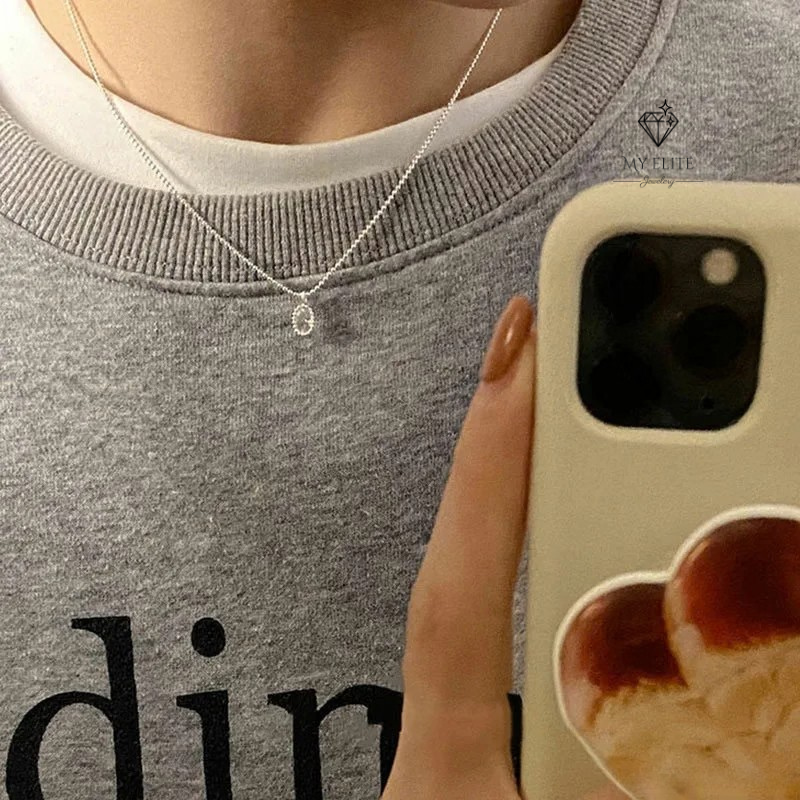 Luna Silver Drop Pendant