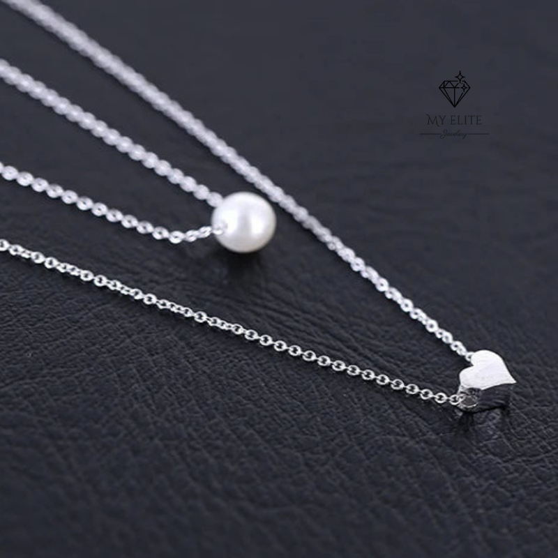 Élan Double Heart Necklace