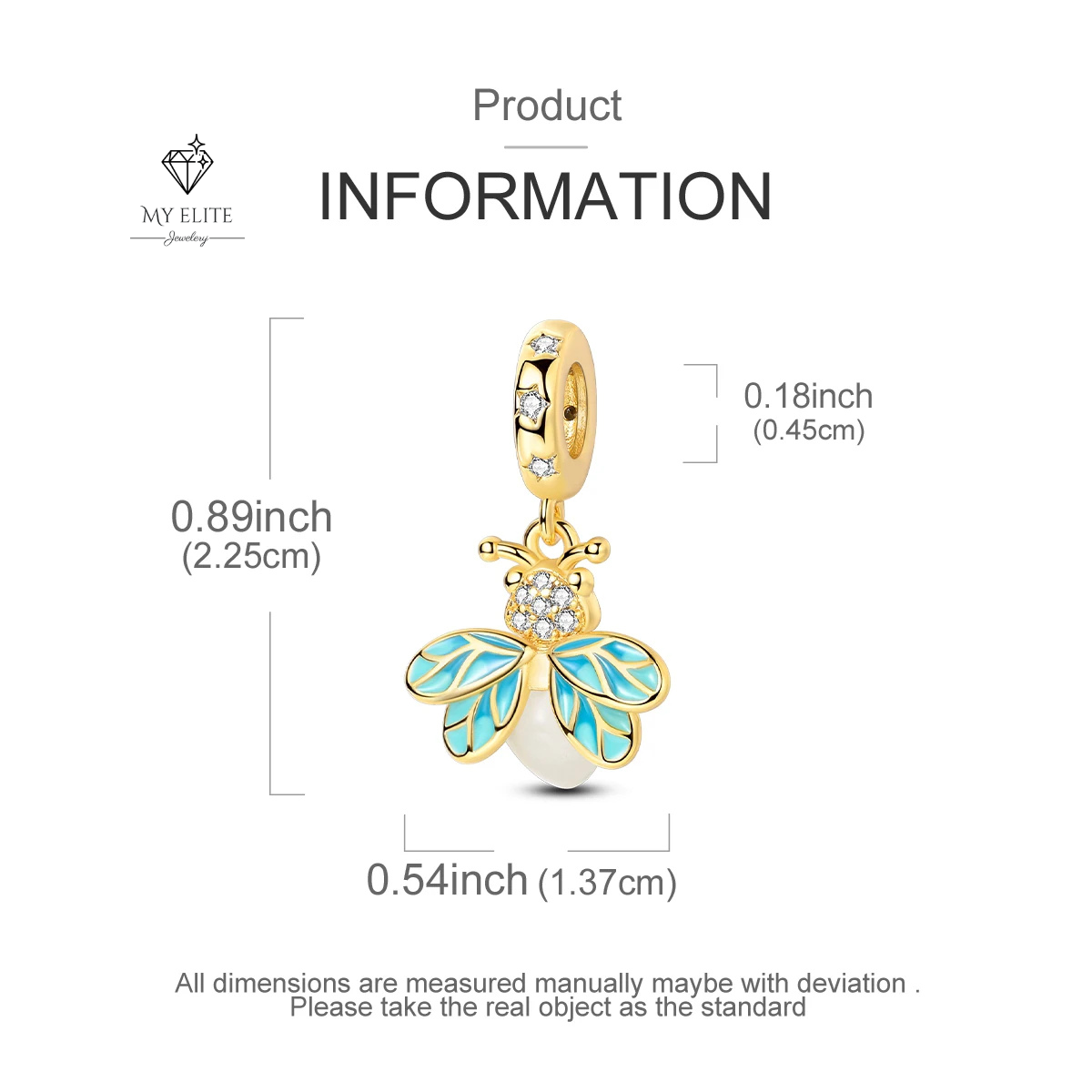 LunaGlow Firefly Charm