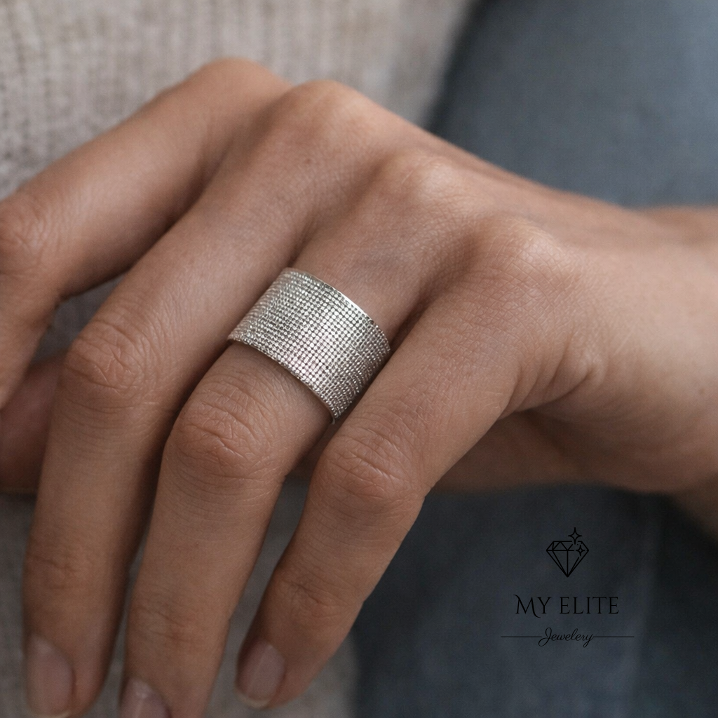 Textured Majesty 925 Ring