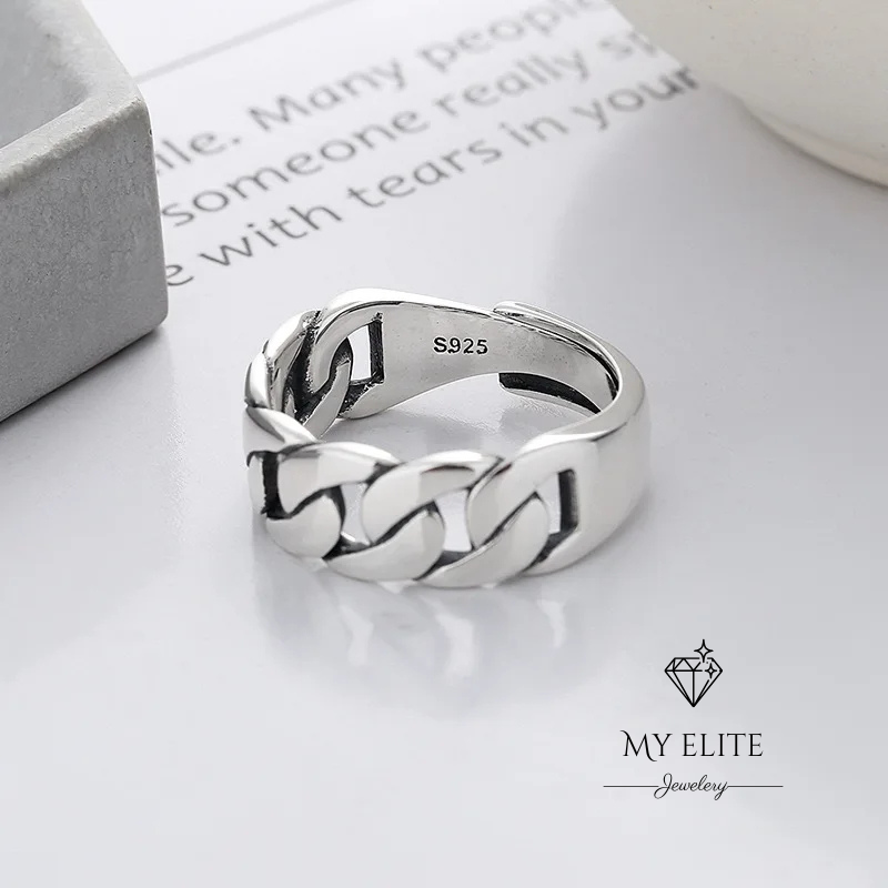 Vintage Link 925 Ring