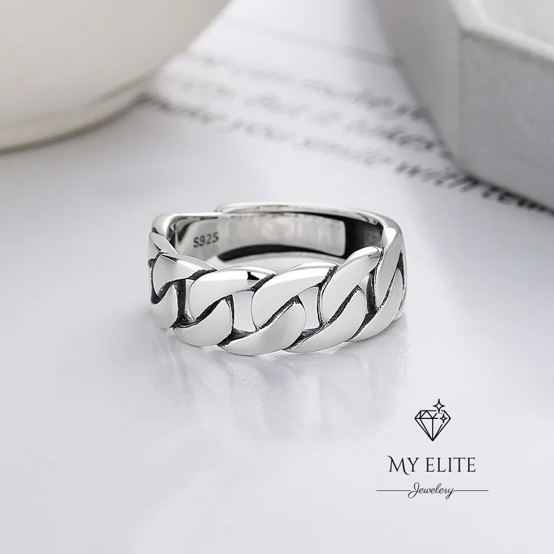 Vintage Link 925 Ring