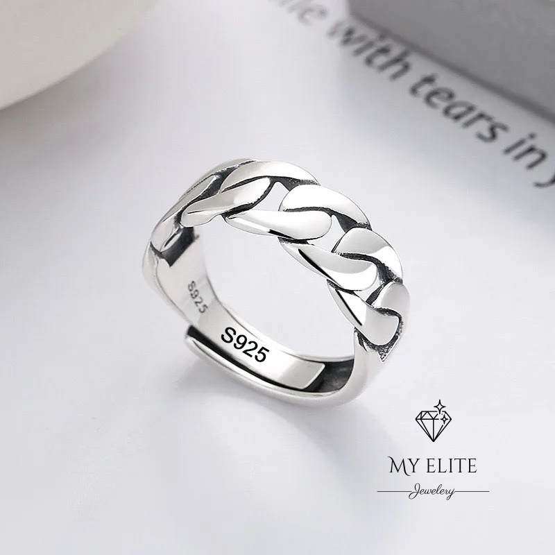 Vintage Link 925 Ring