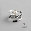 Midnight Pearl 925 Ring