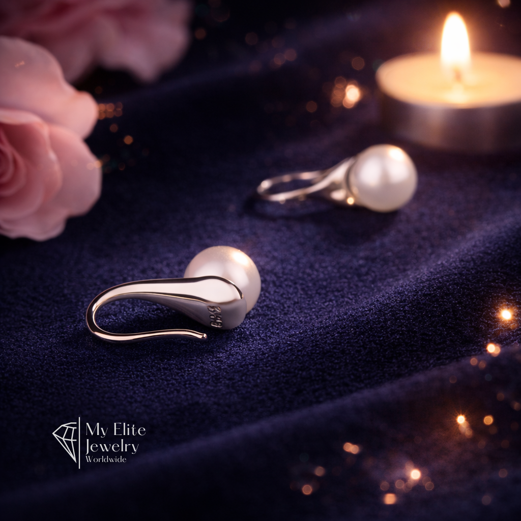 Eternal Pearl Drop 925 Earrings