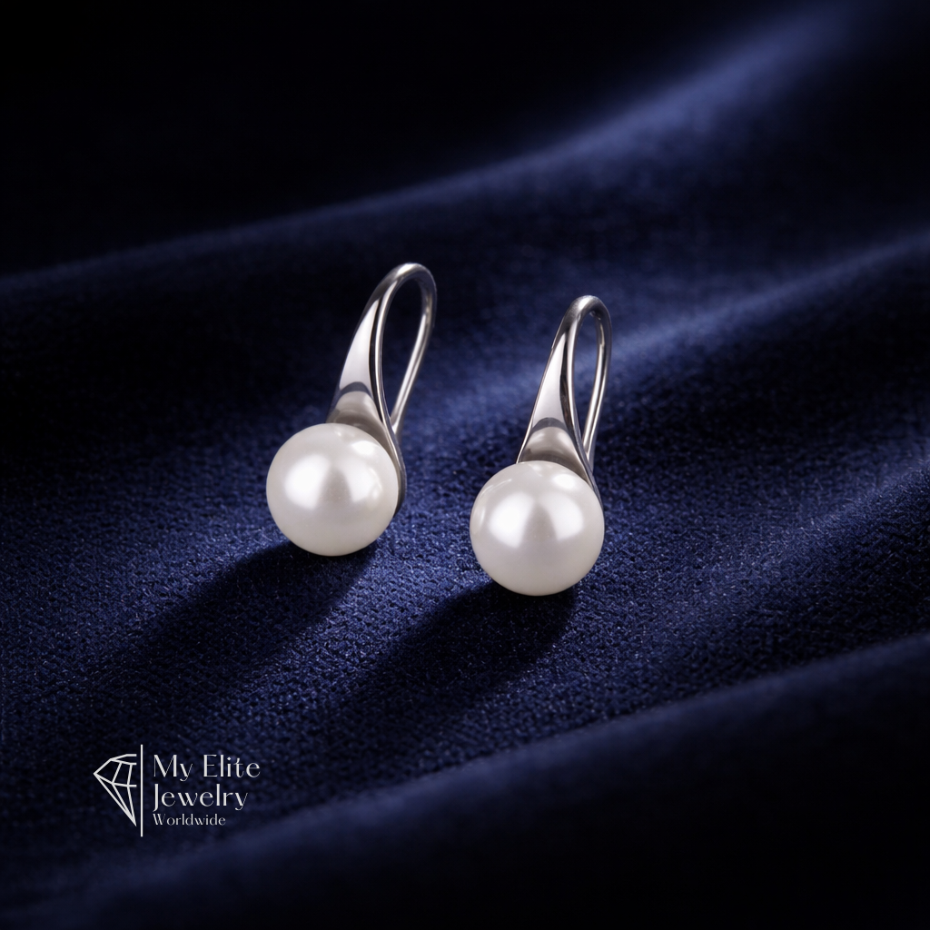 Eternal Pearl Drop 925 Earrings