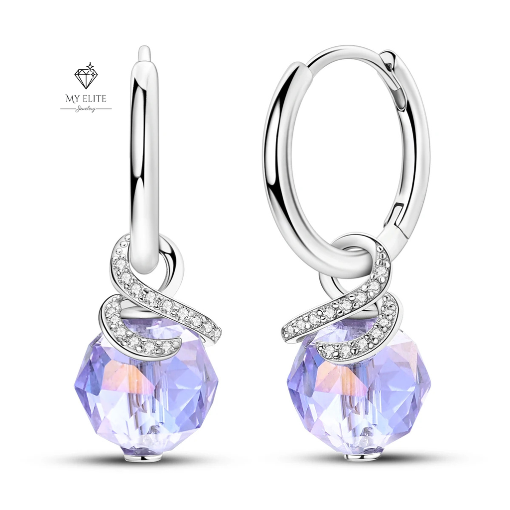Élan Purple Zircon Dangles