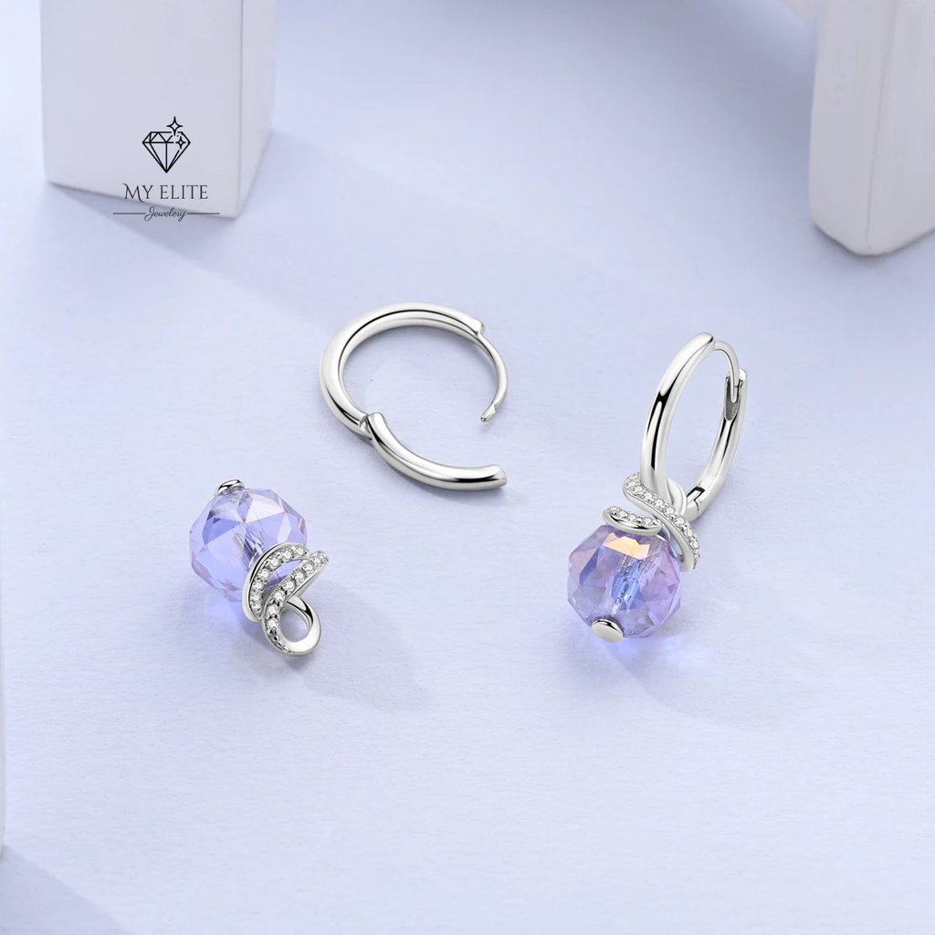 Élan Purple Zircon Dangles